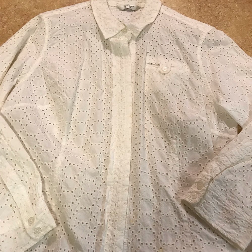 Liz Claiborne Eyelet Blouse